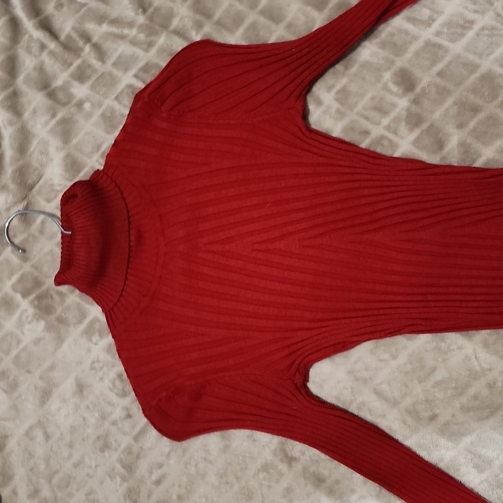Womens XS Red Dress Shirt